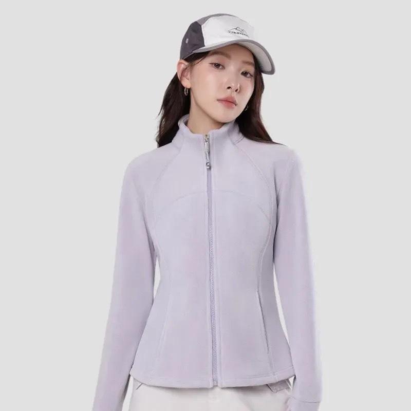 slim-fitting and thin Austrian fleece top women's inner fleece jacket windbreaker sweater jacket