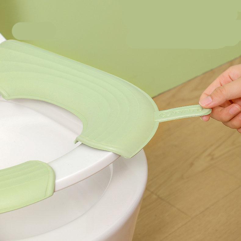 Waterproof Toilet Mat Winter Portable Toilet Seat EVA Thickened Toilet Cover