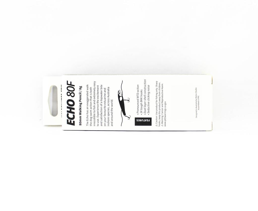 Malosi EC80F-FT Pencil Micro Echo 80F Floating Lure Frost (0580)