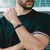 Doppelschleife Verstellbares Bootsanker-Handgewebtes Seil Herren Einfaches und Vielseitiges Armband
