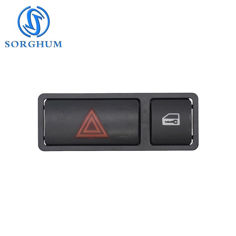 SORGHUM 61318368920 For BMW E46 E53 E85 E86 X5 Z4 M3 325 3 Series Hazard Emergency Light Switch Warning Button with Central Lock