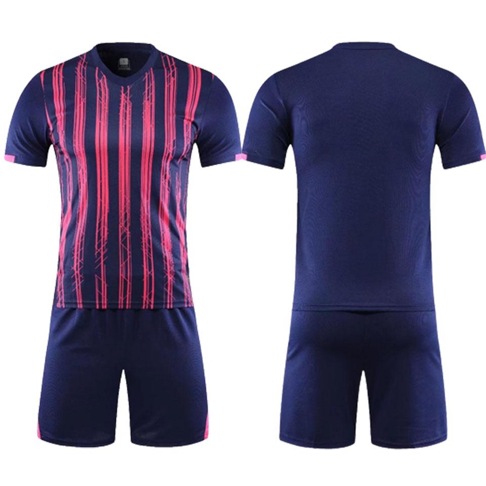 DIY Benutzerdefinierte Herren Kinder Fußballtrikot Anzug Schnelltrocknend Atmungsaktiv Club Schule Fußballmannschaft Trainingsuniformen 2-teilige Sportbekleidung 2023