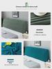 European-Style Elastic Dust-Proof Bed Head Cover – Universal Fit, Soft Protective Cover for Wooden Bed Headboards