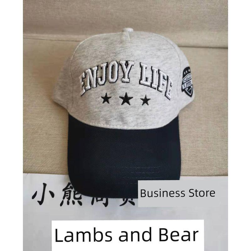 

2 E63055 Guirenniao Sports Cap Enjoy Life Baseball Caps for Men and Women Gray Fashion Casual Cap 56-60cm Grey/navy blue