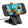 JinKey Switch Compatible Desktop Play Angle for Business Bullet Black 2/Switch Stand, Stand, Foldable, Adjustable, Travel, Trips, Commuting, Trains,