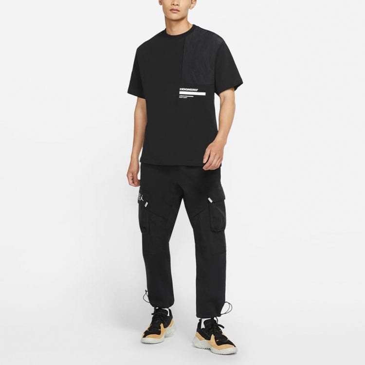 Jordan Drop Shoulder Sleeve T-Shirt Men's Black DM3216-010