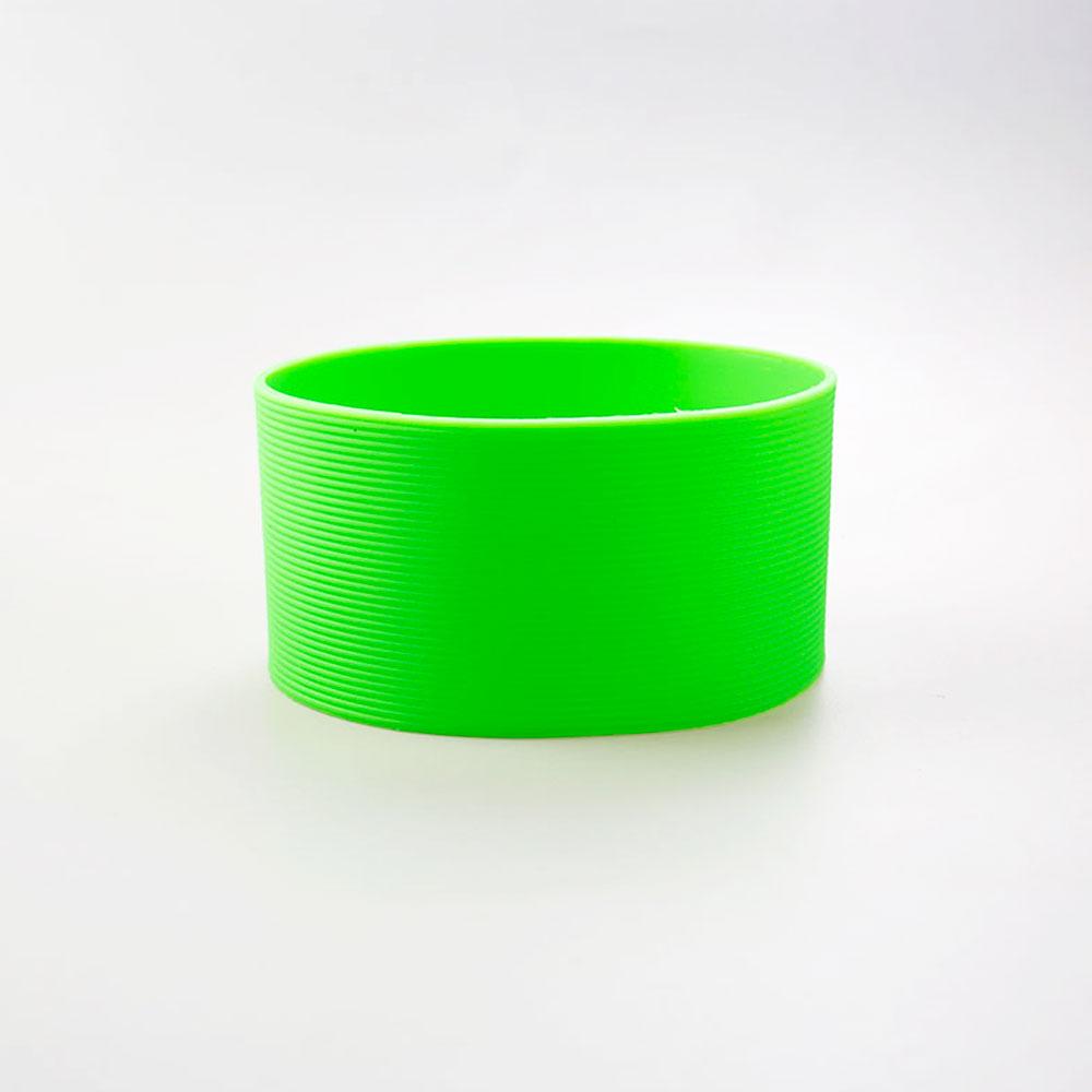 16 Colors 8.5CM Silicone Cup Cover Stripes Non-slip Heat For Glass Cup Sleeve 85MM Insulated Water Bottle Cup Sleeve