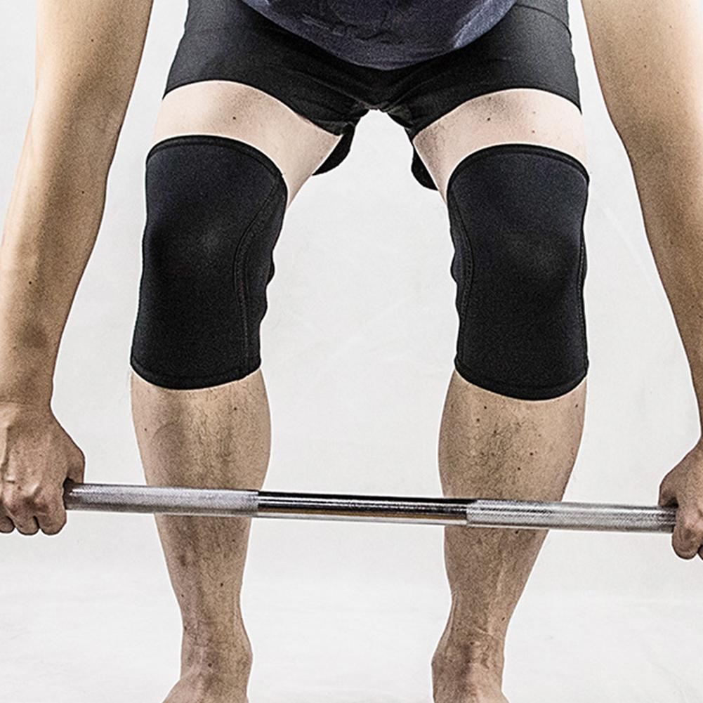 7mm Neoprene Thickened Knee Braces Non-Slip Knee Compression Sleeve Knee Support for Meniscus Tear Running Weightlifting Workout