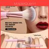 Makeup Brush Set 40 Piece With Synthetic Fibers Portable Bag For Beginners And Women