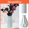 Elegant Origami Plastic Vase Imitation Ceramic Flower Pot For Stylish Home Decor