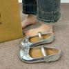 Fashion flat-bottomed single shoes women's new spring and summer versatile with skirts Casual Mary Jane shoes
