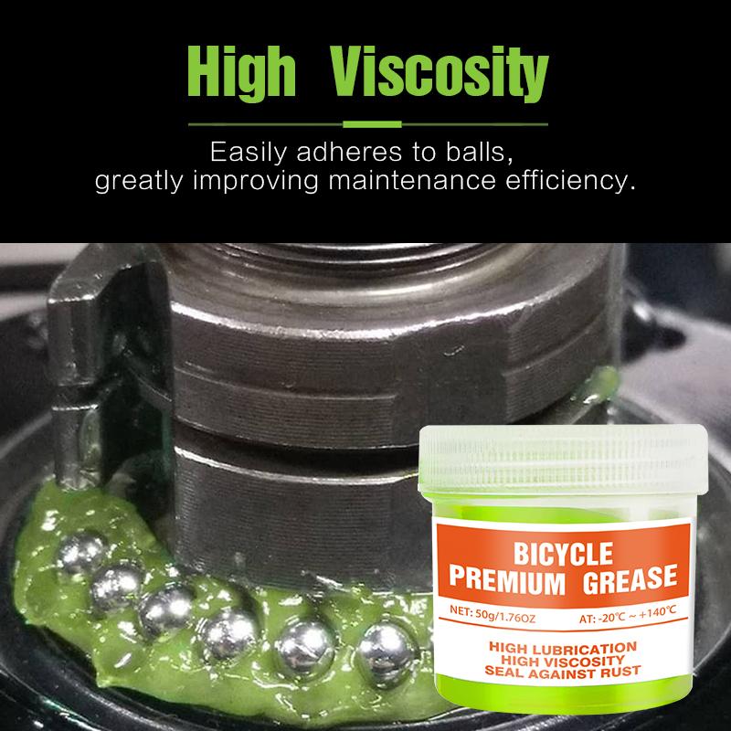 Premium Bike Grease 50g Motor Bearing Lubricating Grease Mid-axis Pedal Bowl Group Maintenance Lubricant for Mountain Road Bikes
