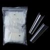 500Pcs Transparent Stiletto Fake Nail Tips Acrylic Ballerina Nail Tips Long Shape Half Cover Coffin Professional False Art Nail