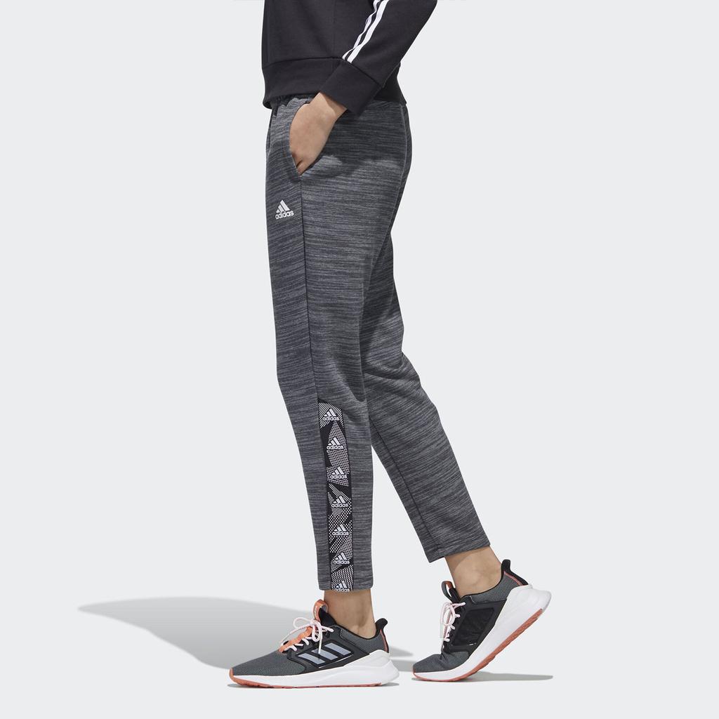 Adidas Comfortable Tapered Sports Long Pants Women Bottoms Black GE1132