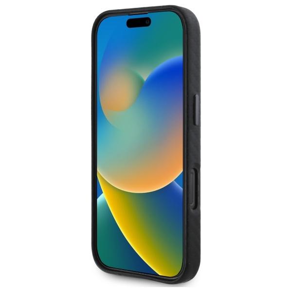 Bmw Bmhcp16S23Pufwc Iphone 16 6.1       Czarny/Black Hardcase Carbon Wrapped Metal