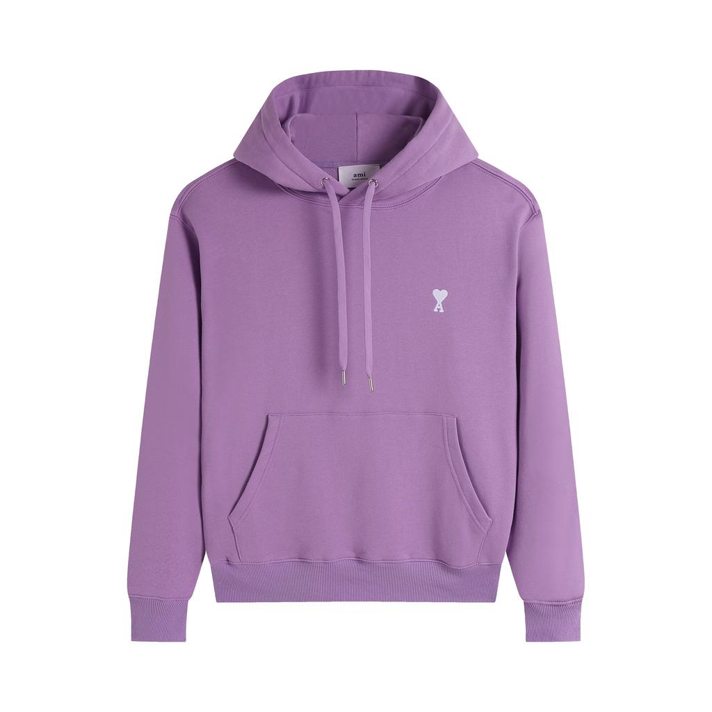 AMI 2025 Autunno e Inverno Nuova Felpa con Cappuccio Ricamata di Alta Qualità in Cotone, Felpa con Cappuccio, Maglione per Coppia
