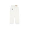 New MLB Los Angeles Dodgers SS24 Jeans Women's Ivory 3FDPV0141-07IVS