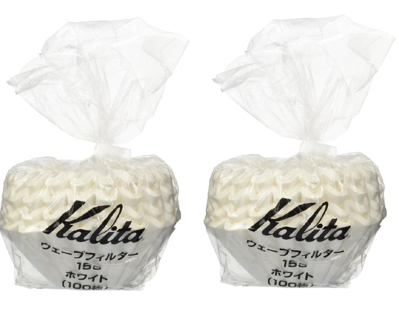 

2 x Фильтр Kalita Wave Series Wave 155 [Для 1-2 человек] Белый, 100 фильтров #22201