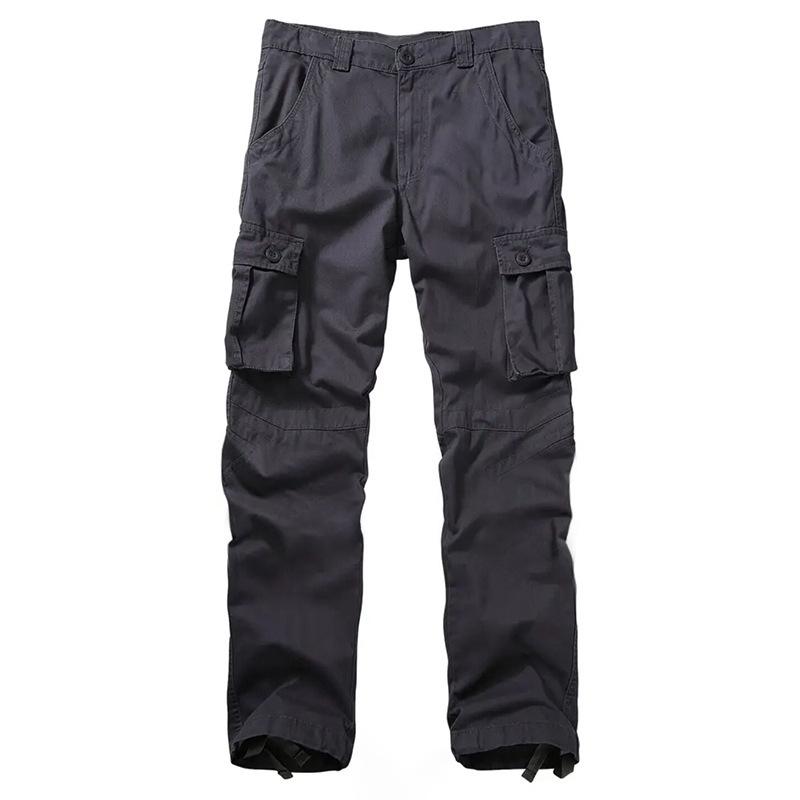 Got Now Men's Loose Fit Multi-Pocket Cargo Pants - Wear-Resistant, Plus Size, Straight Leg, Casual Outdoor Sports Pants 40