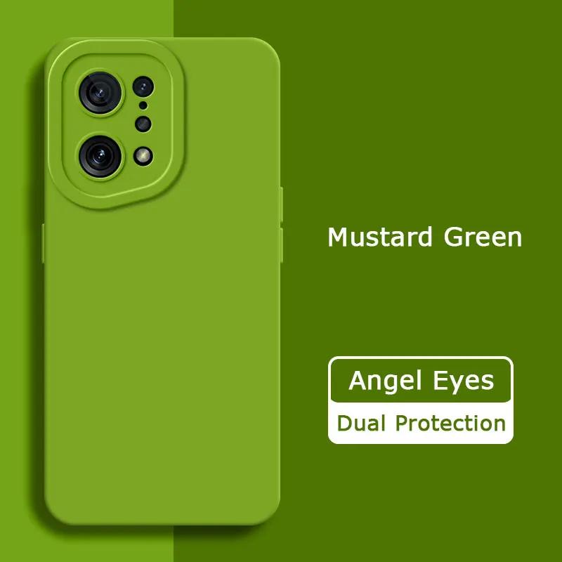 

Angel Eyes Square Liquid Silicone Phone Cover для OPPO Find X5 Pro 5G 360 Защитный мягкий противоударный чехол FindX5 X5Pro Сумки OPPO Find X5 Pro