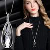 Classic Geometric Irregularity Pendant Long Necklace for Women New Sweater Accessories Cute Gifts Hip Hop Jewelry