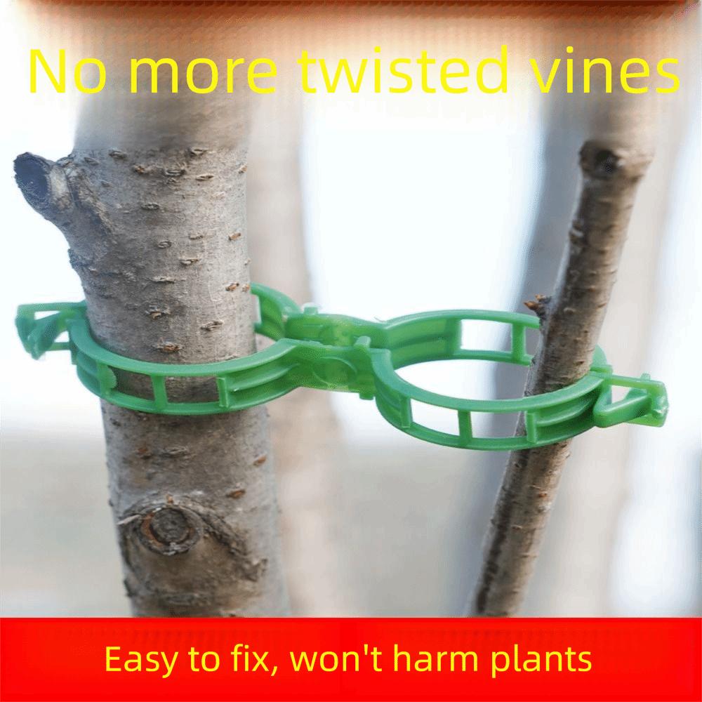 100 PCS Reusable Plant Support Clips Snap-Lock Design Trellis Clips Plant Clips  Tomato Plant