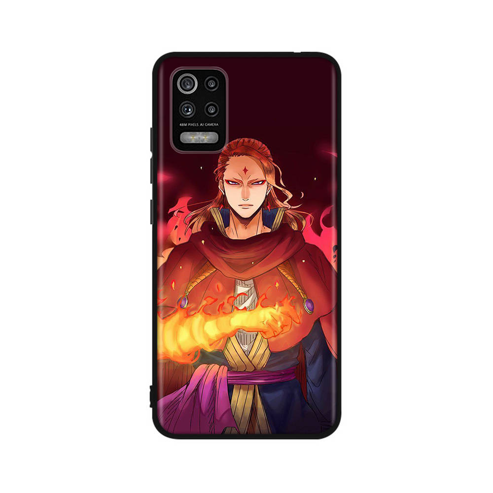 DT51 Black Clover Anime Case for Samsung A04 A14 A23 A34 A54 M23 M33 M52 M53 Realme 10 9 C30S C35 C55 VIVO Y02S Y21 Y33S Y51 X80 Pro Clear Cover