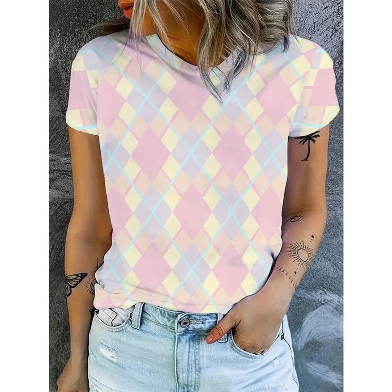 Summer Women s Short Sleeve T-shirt S