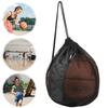 Single Ball Bag Mesh Carry Bag Sport Game Ball Storage Bag Drawstring Sling Back Bag for Basketball Volleyball Soccer Football