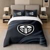 3Pcs Bedding SetLeeds United Soft Bed Sheet and Two Pillowcases Home Bedroom Decor