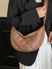 Women's Large Capacity Diamond Quilted Crossbody Bag - Versatile, Lightweight, and Casual
