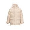Sports Lifestyle Hooded Warm Antibacterial Zipper White Goose Down Jacket Men Outerwear Smoke-Gray P424M157-01CG