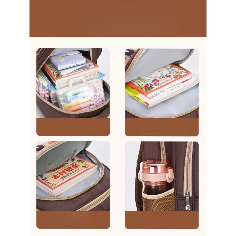 School Backpack For Primary School Students Boys And Girls Kindergarten Backpack Ultra-Lightweight And Burden-Reducing Children'S Cartoon School Bag
