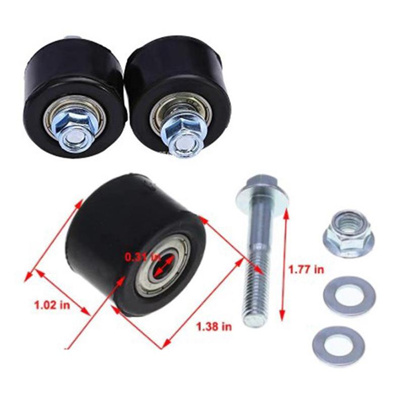 8mm Lower Chain Roller Guide Set Pulley Tensioner Wheel Guide Per For YFZ 350 Banshee 1987-2006 1 Pc