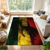 Tapis de sol Bob Marley Convient pour Bureau Salle à manger Salle de jeux Décorer la pièce Tapis Antidérapant Décorer les Bureaux Cadeau Parfait pour les Amis et la Famille