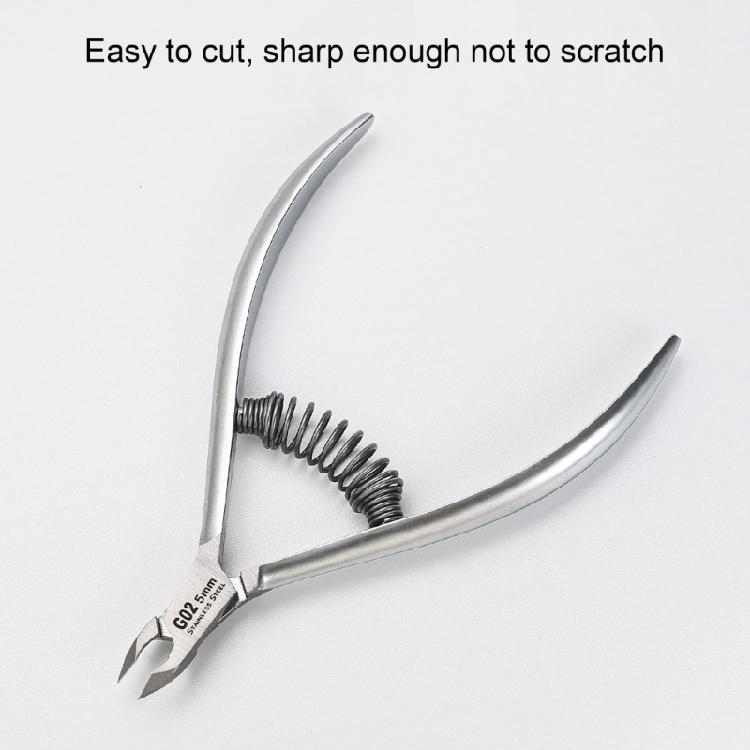 Strumento Pedicure Manicure Portatile Tagliacuticole Cutter Cuticole Unghie Pinzette Cuticole Acciaio Inossidabile Taglia Cuticole Morte