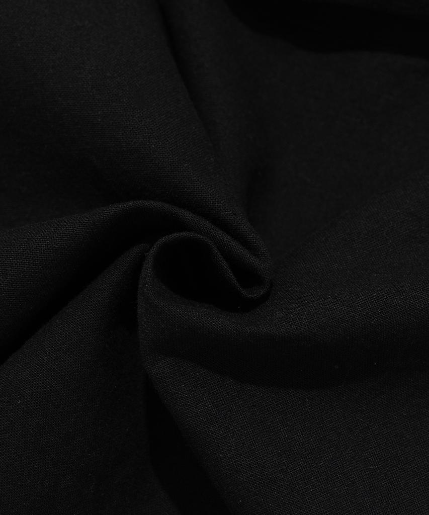 Cargo Bros Damen Bermuda-Hose mit Außentaschen im Americana-Stil (Schwarz)