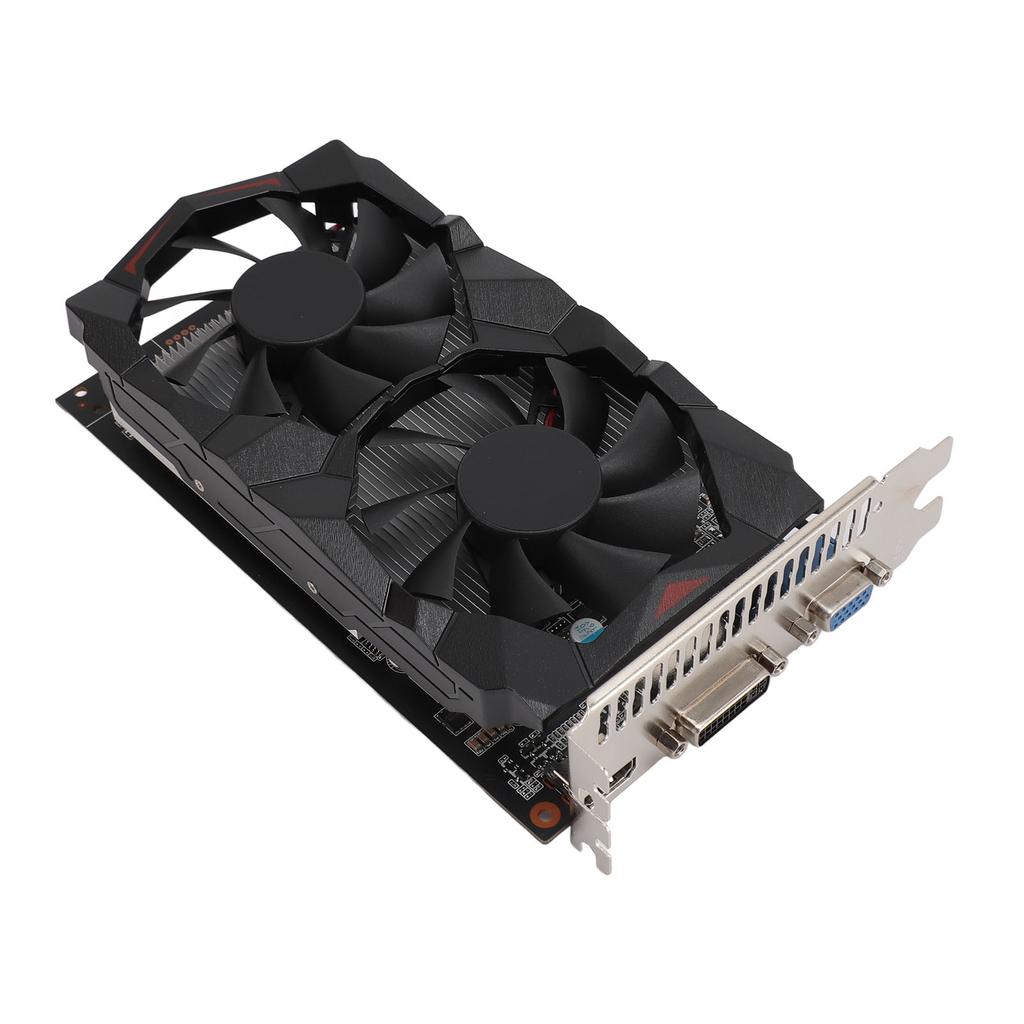 4GD5 PCI Express Graphics Card 4GB GDDR5 128bit Dual Fan HD Desktop Computer Graphics Card Efficient Quiet Gaming