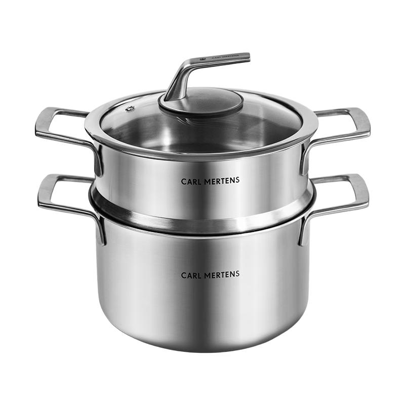 Santouying Pure Titanium Double-Layer Steamer