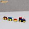 1:12 Delicate High Reduction Decorate Wood Colorful Wooden Train Model Toys Doll House Dollhouse Train