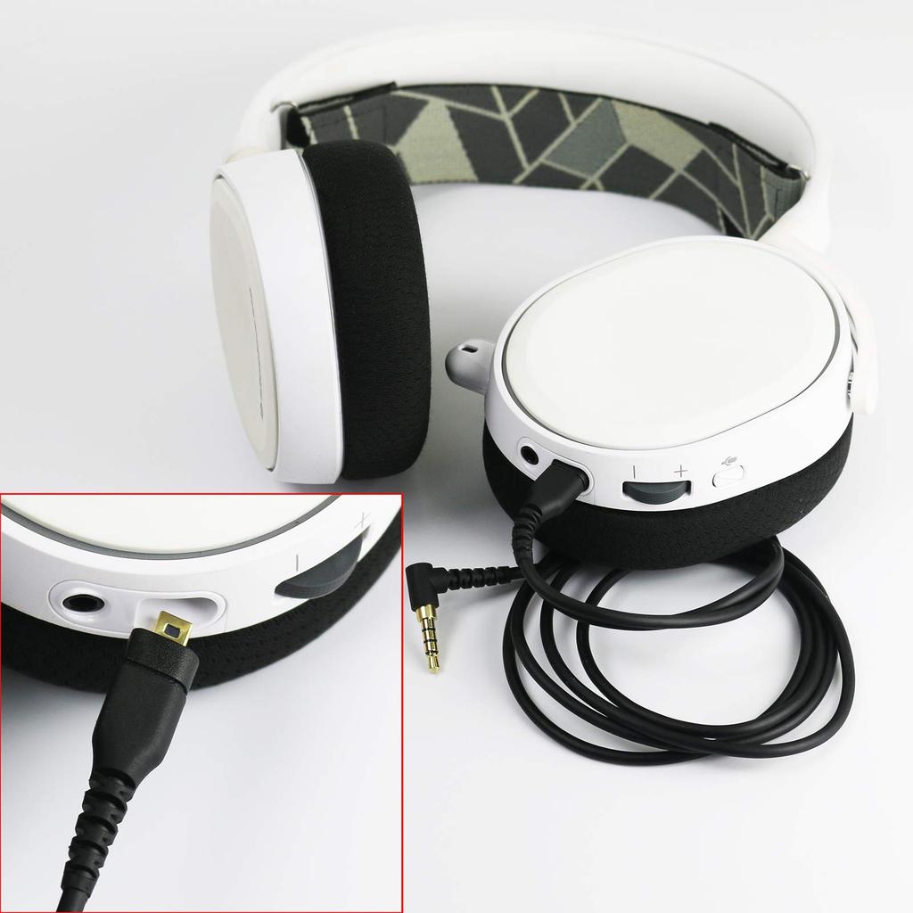 NewFantasia Replacement Audio Cable for SteelSeries Arctis 3, 5, 7, Arctis Prime, and Pro Gaming Headsets, 1.3m/4.3ft