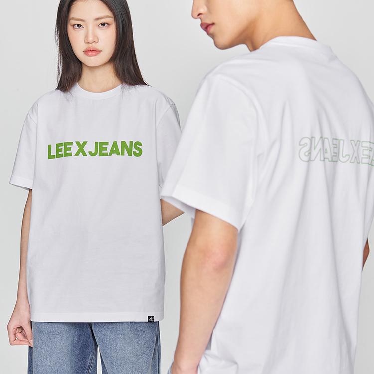 Lee T-Shirts Unisex White Crew Neck Moderate LUT0098404LE00FK14000