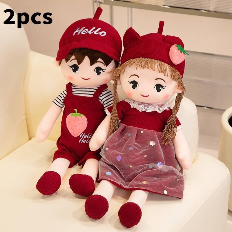 Adorable Plush Couple Dolls Soft And Cuddly For Wedding Birthday Gifts