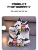 2025 Cartoon Toddler Sports Shoes: Korean-Style Leather Running & Casual Shoes for Boys, Spring/Autumn