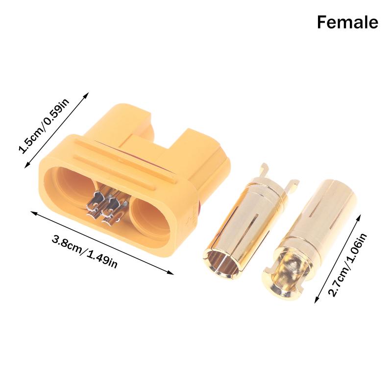 As150U Battery Connector Plug W/ Signal Pins -Male/Female For Rc Model Airplane Waterproof Cconnector For Agricultural Drones