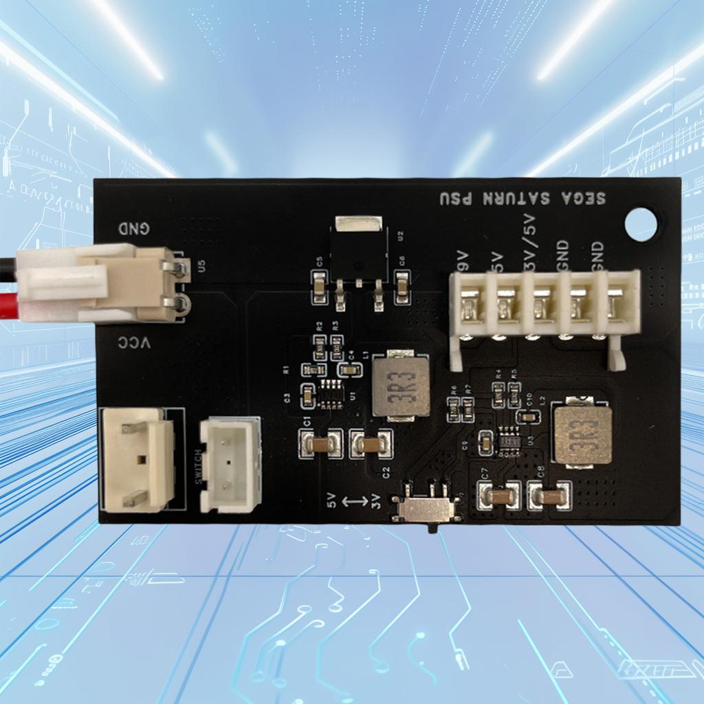 For SEGAs Saturns Dreamcast PSU Gaming Console Power Board Type-C Interface Low Power Consumption Modified Board Plug-And-Play