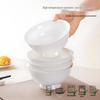 Sky Top Pure White Bone China High-Footed Bowls