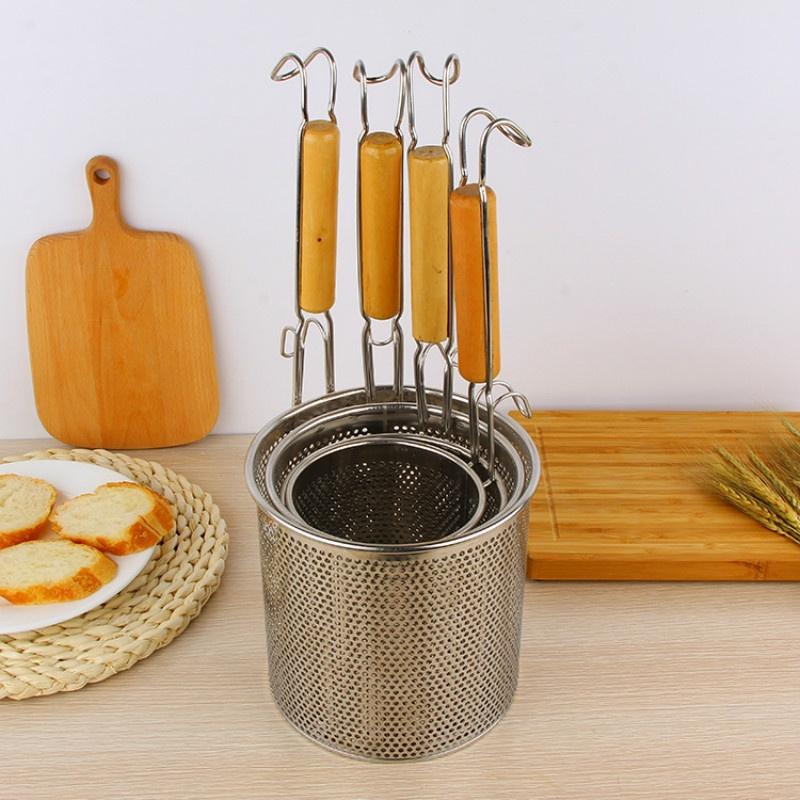 Nerezový cedník plotový odtok odtok nádobí kuchyňské nářadí