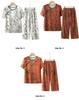 Elderly Women's Short Sleeve Summer Top & Pants Set - Lightweight Grandma Clothing