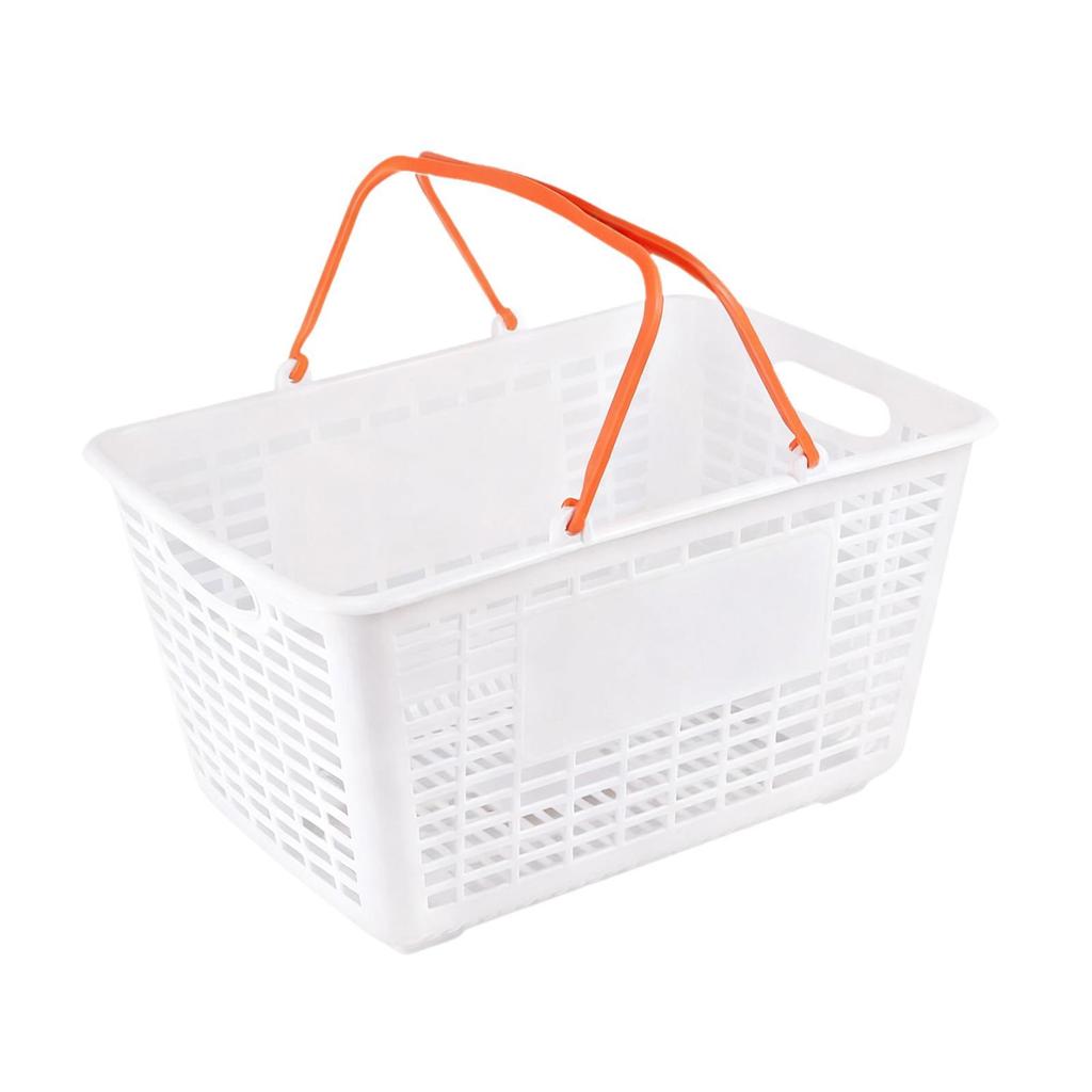 Shopping Basket Supermarket Organizer Multipurpose Ergonomic Storage Basket for Vegetables Garage Bedroom Closet Basement